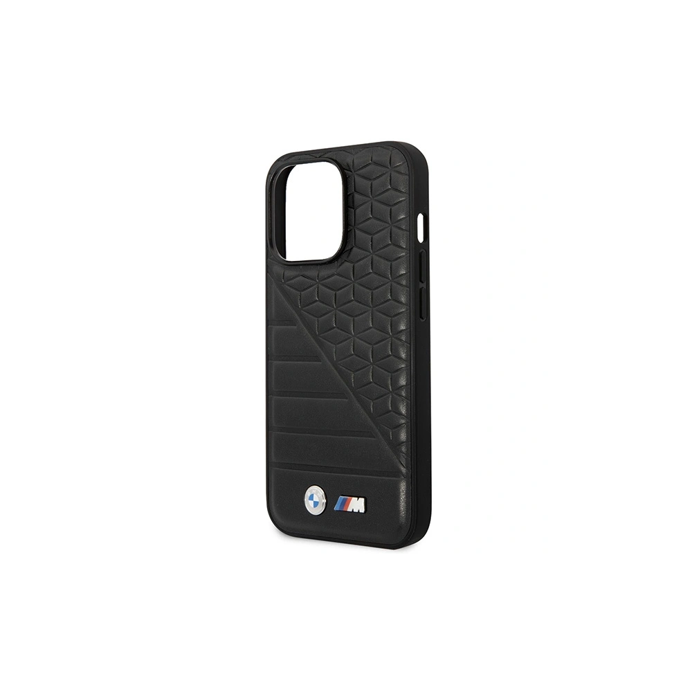 Etui BMW BMHCP14L22PMGK Apple iPhone 14 Pro czarny/black Bi Pattern