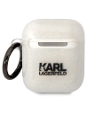 Kup Etui Karl Lagerfeld KLA2HNKCTGT Apple AirPods 2/1 transparent Gliter Karl&Choupette - KLD1503 - {ean13} - Sklep Home Screen