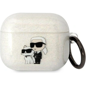 Kup Etui Karl Lagerfeld KLA3HNKCTGT Apple AirPods 3 transparent Gliter Karl&Choupette - KLD1505 - {ean13} - Sklep Home Screen