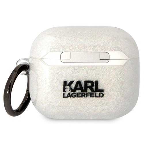 Buy Karl Lagerfeld KLA3HNKCTGT Apple AirPods 3 transparent Gliter Karl&Choupette - KLD1505 - {ean13} - Home Screen Store Europe