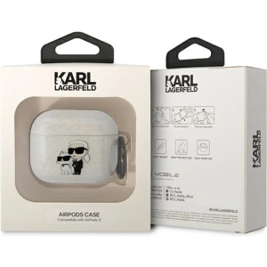 Kup Etui Karl Lagerfeld KLA3HNKCTGT Apple AirPods 3 transparent Gliter Karl&Choupette - KLD1505 - {ean13} - Sklep Home Screen