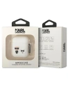 Buy Karl Lagerfeld KLACA2SILKCW Apple AirPods 2/1 white Silicone Karl & Choupette - KLD1506 - {ean13} - Home Screen Store Europe