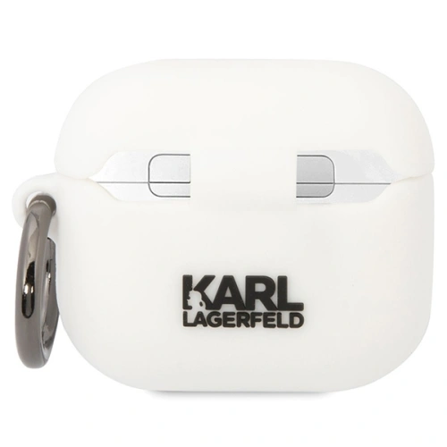 Kup Etui Karl Lagerfeld KLACA3SILKCW Apple AirPods 3 bílý/white silikon Karl & Choupette - KLD1507 - {ean13} - Sklep Home Screen