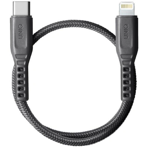 Kup Cablu UNIQ Flex USB-C/Lightning 18W 30cm Nylon gri/charcoal grey - UNIQ878 - {ean13} - Sklep Home Screen