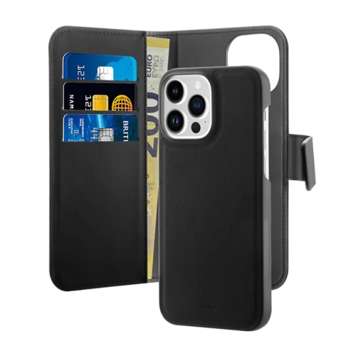 Kup Etui PURO Wallet Detachable 2in1 MagSafe Apple iPhone 14 Pro Max (černý) - PUR635 - {ean13} - Sklep Home Screen