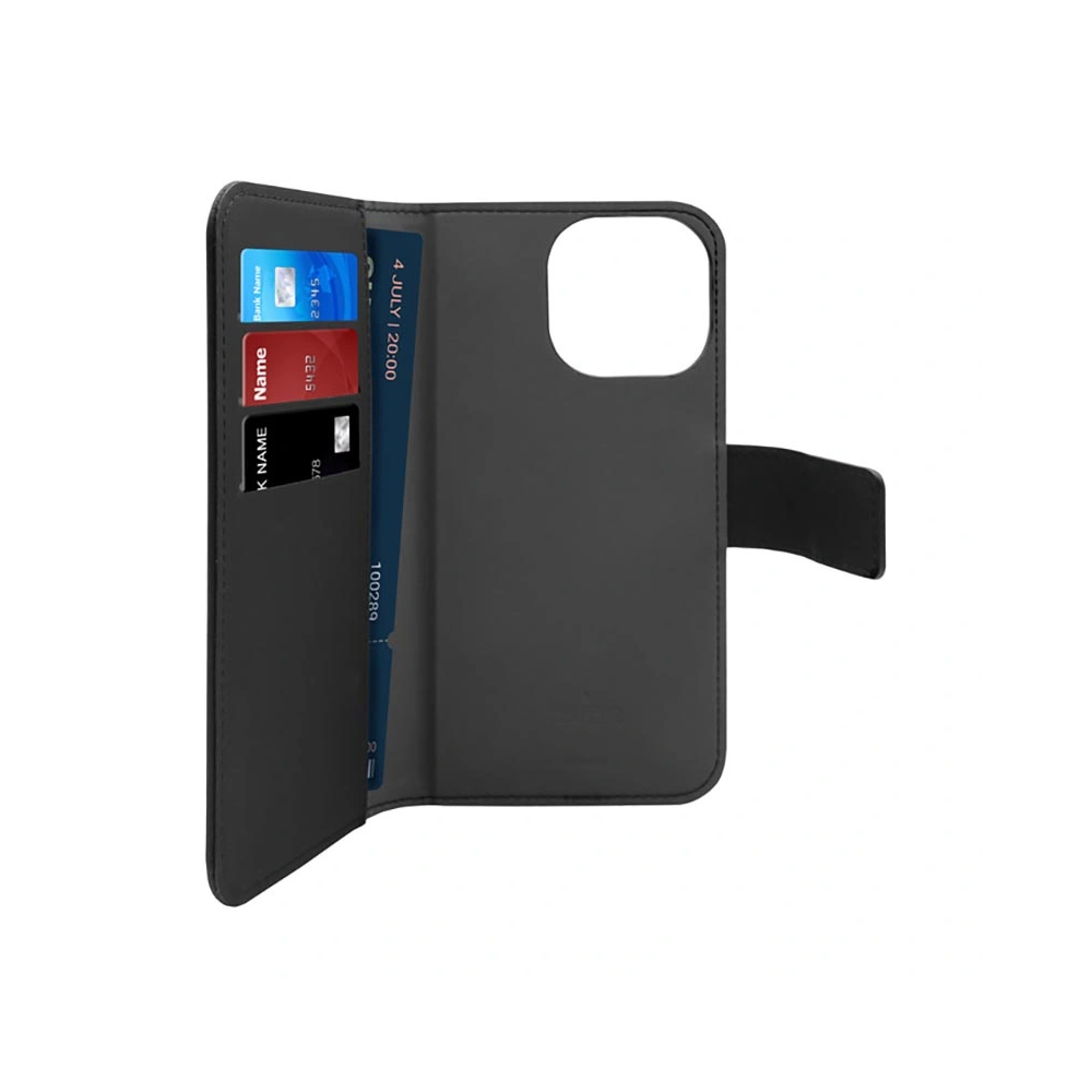 Etui PURO Wallet Detachable 2in1 MagSafe Apple iPhone 14 Pro (czarny)