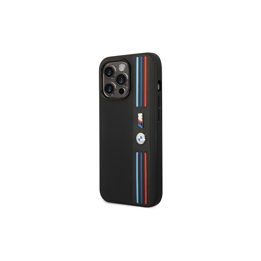 Etui BMW BMHCP14L22PPMK Apple iPhone 14 Pro czarny/black Tricolor M Collection