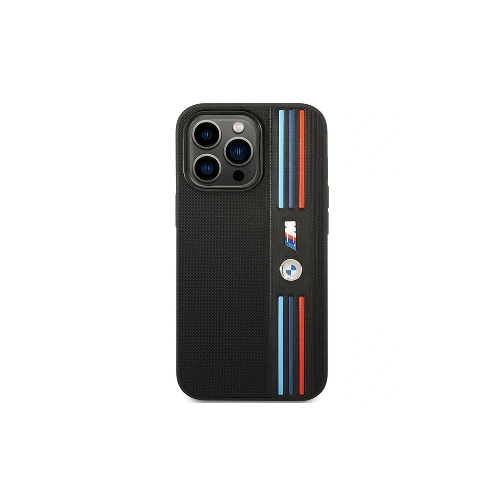 Etui BMW BMHCP14L22PPMK Apple iPhone 14 Pro czarny/black Tricolor M Collection