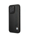 Kup BMW Apple Tasche BMHCP14L22RBDK iPhone 14 Pro schwarz/schwarz Hardcase Leder Blau Dots - BMW358 - {ean13} - Sklep Home Screen