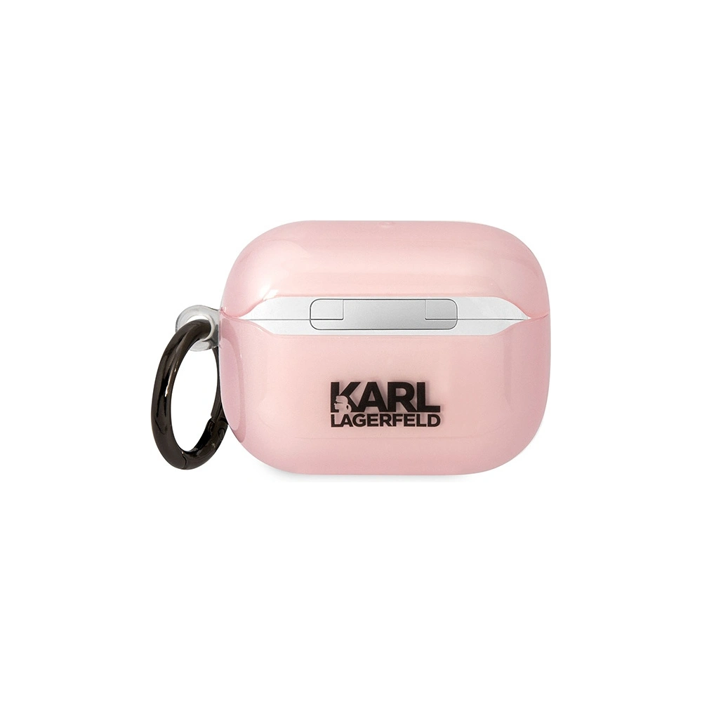 Etui Karl Lagerfeld KLAPHNCHTCP Apple AirPods Pro różowy/pink Ikonik Choupette