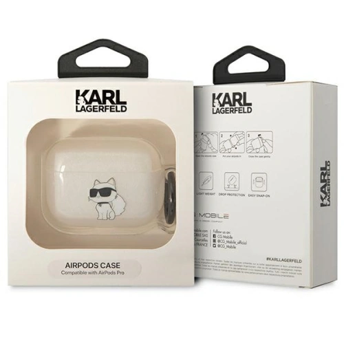 Kup Etui Karl Lagerfeld KLAPHNCHTCT Apple AirPods Pro transparent Ikonik Choupette - KLD1509 - {ean13} - Sklep Home Screen