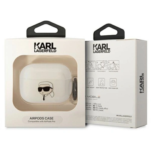 Kup Etui Karl Lagerfeld KLAPHNIKTCT Apple AirPods Pro transparent Karl`s Head - KLD1511 - {ean13} - Sklep Home Screen