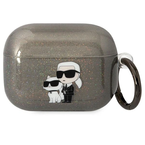 Kup Karl Lagerfeld Apple Tasche KLAPHNKCTGK AirPods Pro schwarz/schwarz Gliter Karl&Choupette - KLD1512 - {ean13} - Sklep Home Screen