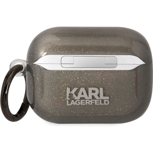 Buy Karl Lagerfeld KLAPHNKCTGK Apple AirPods Pro black Gliter Karl&Choupette - KLD1512 - {ean13} - Home Screen Store Europe
