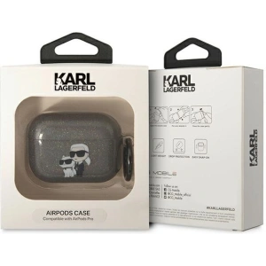 Buy Karl Lagerfeld KLAPHNKCTGK Apple AirPods Pro black Gliter Karl&Choupette - KLD1512 - {ean13} - Home Screen Store Europe