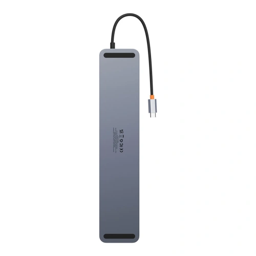 Kup HUB Baseus EliteJoy Gen2 USB 12w1 cu cablu USB-C de 25cm USB-A/USB-C/DP/HDMI/SD/TF/RJ45/3,5mm jack/PD 100W gri - BSU3978 - {ean13} - Sklep Home Screen