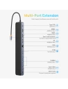 Kup HUB Baseus EliteJoy Gen2 USB 12w1 cu cablu USB-C de 25cm USB-A/USB-C/DP/HDMI/SD/TF/RJ45/3,5mm jack/PD 100W gri - BSU3978 - {ean13} - Sklep Home Screen