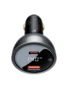 Kup Încărcător auto Baseus Display Digital USB-A/USB-C PD 3.1 140W + cablu USB-C 5A 240W 1m negru - BSU3979 - {ean13} - Sklep Home Screen