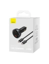 Kup Autós töltő Baseus Digitális kijelző USB-A/USB-C PD 3.1 140W + USB-C 5A 240W 1m fekete kábel - BSU3979 - {ean13} - Sklep Home Screen