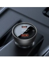 Kup Încărcător auto Baseus Display Digital USB-A/USB-C PD 3.1 140W + cablu USB-C 5A 240W 1m negru - BSU3979 - {ean13} - Sklep Home Screen