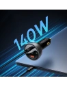 Kup Autós töltő Baseus Digitális kijelző USB-A/USB-C PD 3.1 140W + USB-C 5A 240W 1m fekete kábel - BSU3979 - {ean13} - Sklep Home Screen