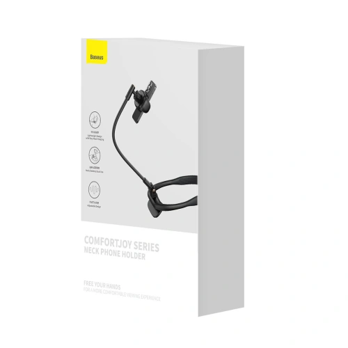 Buy Baseus ComfortJoy Series Flexible Neck Phone Holder black - BSU3980 - {ean13} - Home Screen Store Europe