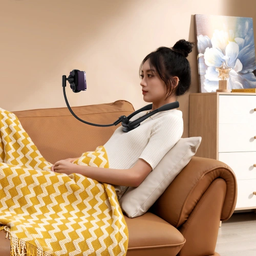 Buy Baseus ComfortJoy Series Flexible Neck Phone Holder black - BSU3980 - {ean13} - Home Screen Store Europe