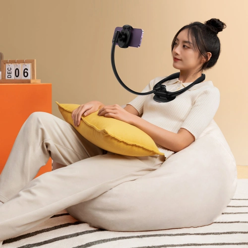 Buy Baseus ComfortJoy Series Flexible Neck Phone Holder black - BSU3980 - {ean13} - Home Screen Store Europe