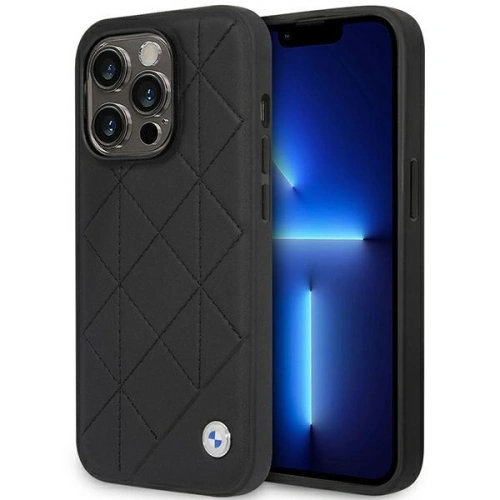 Kup BMW Apple Tasche BMHCP14L22RQDK iPhone 14 Pro schwarz/schwarz Leder gesteppt - BMW360 - {ean13} - Sklep Home Screen