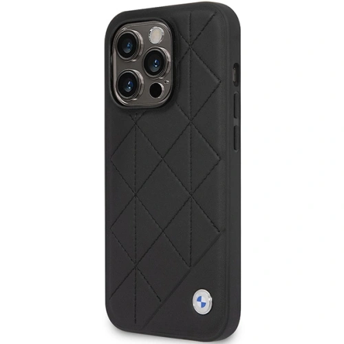 Kup BMW Apple Tasche BMHCP14L22RQDK iPhone 14 Pro schwarz/schwarz Leder gesteppt - BMW360 - {ean13} - Sklep Home Screen
