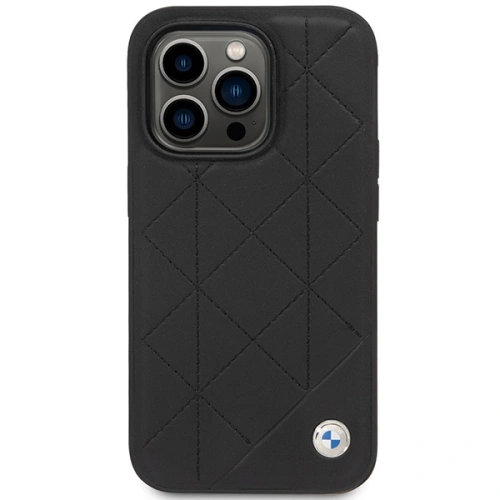Kup BMW Apple Tasche BMHCP14L22RQDK iPhone 14 Pro schwarz/schwarz Leder gesteppt - BMW360 - {ean13} - Sklep Home Screen