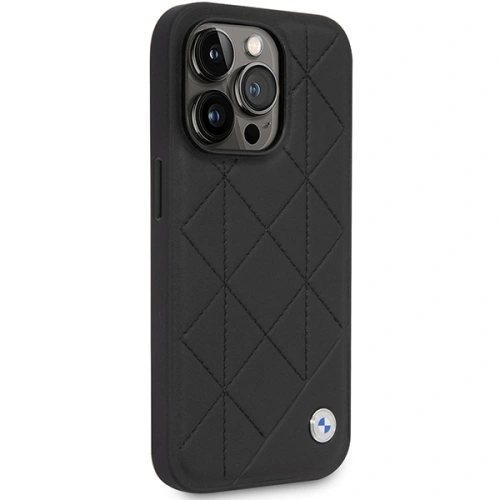 Kup Etui BMW BMHCP14L22RQDK Apple iPhone 14 Pro fekete/balck Bőrkárpitozott - BMW360 - {ean13} - Sklep Home Screen