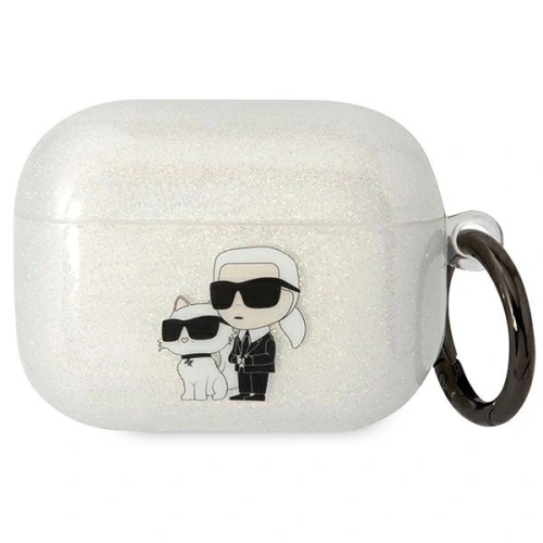 Buy Karl Lagerfeld KLAPHNKCTGT Apple AirPods Pro transparent Gliter Karl&Choupette - KLD1513 - {ean13} - Home Screen Store Europe