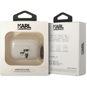 Kup Etui Karl Lagerfeld KLAPHNKCTGT Apple AirPods Pro transparent Gliter Karl&Choupette - KLD1513 - {ean13} - Sklep Home Screen