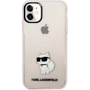 Kup Karl Lagerfeld Apple Tasche KLHCN61HNCHTCP iPhone 11/XR rosa/rosa Hartschalenetui Ikonik Choupette - KLD1514 - {ean13} - Sklep Home Screen