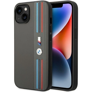 Etui BMW BMHCP14M22PPMA Apple iPhone 14 Plus / 15 Plus szary/grey Tricolor M Collection