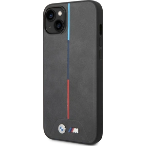 Etui BMW BMHCP14M22PVTA Apple iPhone 14 Plus / 15 Plus szary/grey Quilted Tricolor