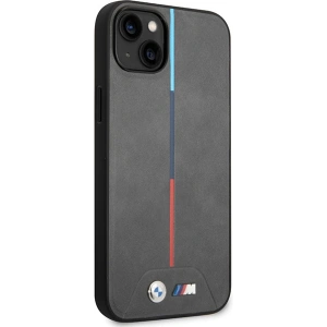 Etui BMW BMHCP14M22PVTA Apple iPhone 14 Plus / 15 Plus szary/grey Quilted Tricolor