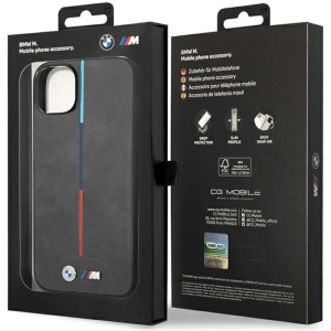 Etui BMW BMHCP14M22PVTA Apple iPhone 14 Plus / 15 Plus szary/grey Quilted Tricolor