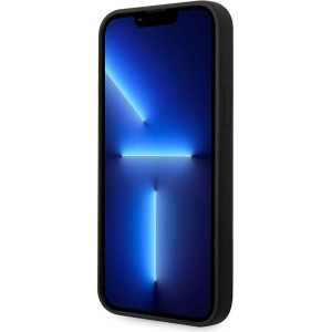 Etui BMW BMHCP14M22SOTK Apple iPhone 14 Plus / 15 Plus czarny/black Silicone Slanted Sttripes