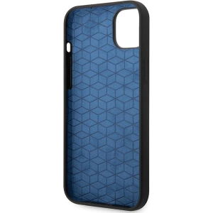 Etui BMW BMHCP14M22SOTK Apple iPhone 14 Plus / 15 Plus czarny/black Silicone Slanted Sttripes