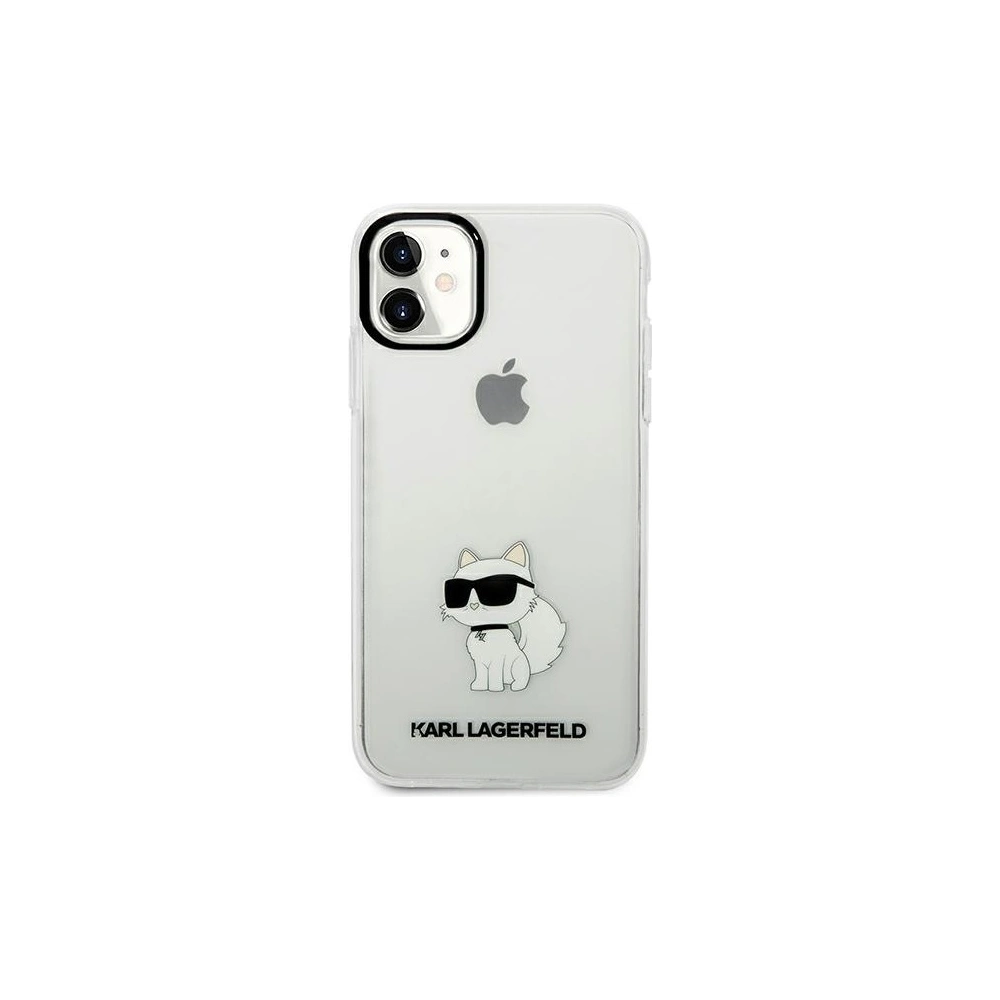 Etui Karl Lagerfeld KLHCN61HNCHTCT Apple iPhone 11/XR transparent hardcase Ikonik Choupette