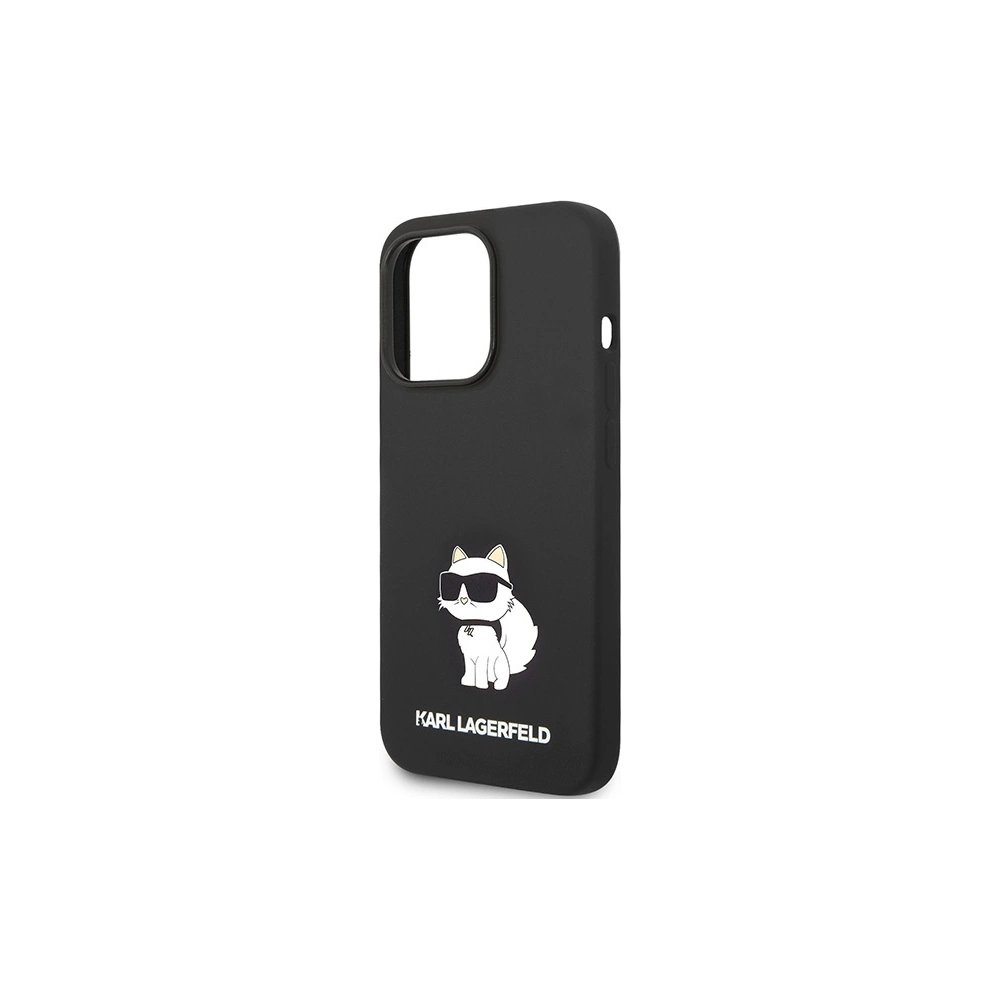 Etui Karl Lagerfeld KLHMP14LSNCHBCK Apple iPhone 14 Pro hardcase czarny/black Silicone Choupette MagSafe