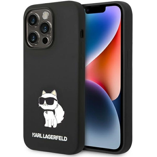 Kup Etui Karl Lagerfeld KLHMP14XSNCHBCK Apple iPhone 14 Pro Max hardcase černý/black Silicone Choupette MagSafe - KLD1518 - {ean13} - Sklep Home Screen