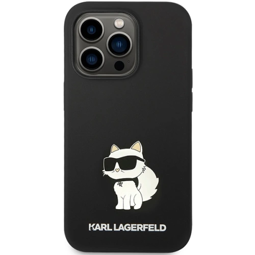 Kup Etui Karl Lagerfeld KLHMP14XSNCHBCK Apple iPhone 14 Pro Max hardcase černý/black Silicone Choupette MagSafe - KLD1518 - {ean13} - Sklep Home Screen