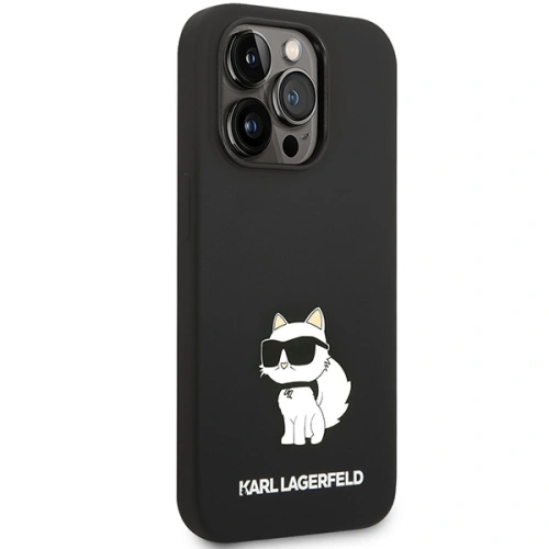 Kup Etui Karl Lagerfeld KLHMP14XSNCHBCK Apple iPhone 14 Pro Max hardcase černý/black Silicone Choupette MagSafe - KLD1518 - {ean13} - Sklep Home Screen
