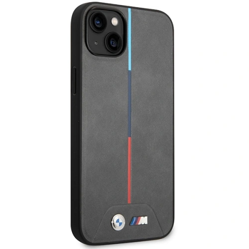 Kup Etui BMW BMHCP14S22PVTA Apple iPhone 14 šedý/grey prošívaný trikolóra - BMW370 - {ean13} - Sklep Home Screen