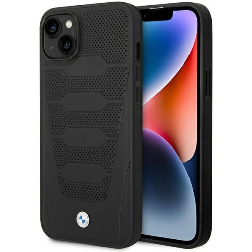 Kup Etui BMW BMHCP14S22RPSK Apple iPhone 14 negru/black Pattern pentru scaune din piele - BMW372 - {ean13} - Sklep Home Screen