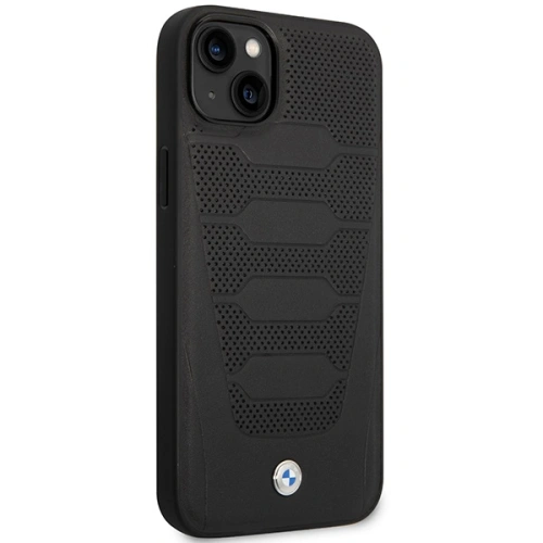 Kup Etui BMW BMHCP14S22RPSK Apple iPhone 14 negru/black Pattern pentru scaune din piele - BMW372 - {ean13} - Sklep Home Screen