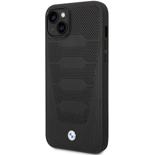 Kup Etui BMW BMHCP14S22RPSK Apple iPhone 14 negru/black Pattern pentru scaune din piele - BMW372 - {ean13} - Sklep Home Screen